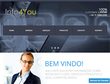Tablet Screenshot of info4you.com.br